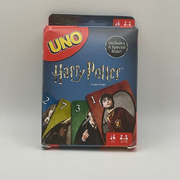 UNO-HARRY POTTER Edition Card Game,Tons Of Family Fun! 2-10 Players. Brand NEW - Picture 1 of 2